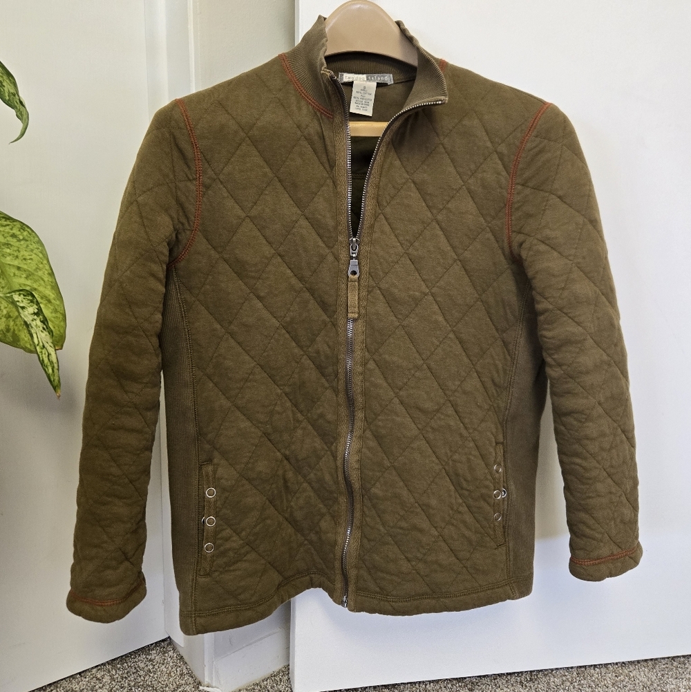 Two Dog Island Brown Quilted Jacket